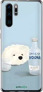 2D пластиковий чехол Пес водка для Huawei P30 Pro - 6368t-1621 изображение 