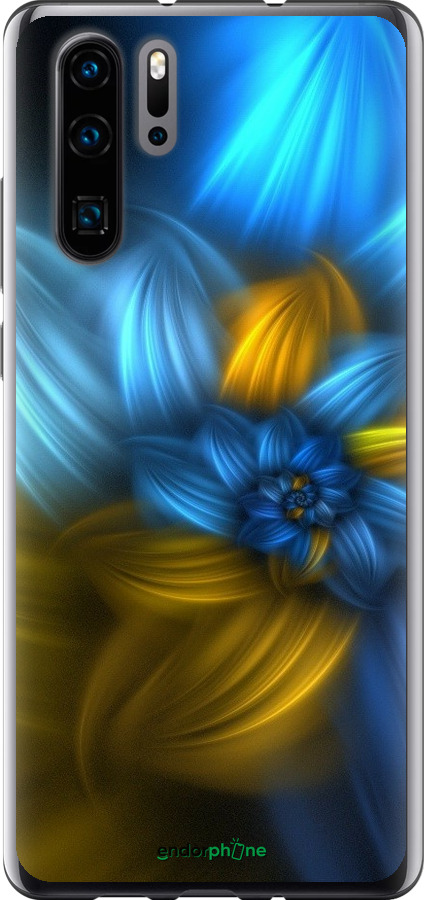 

Силіконовий чохол "Візерунок 46" для Huawei P30 Pro, Синій