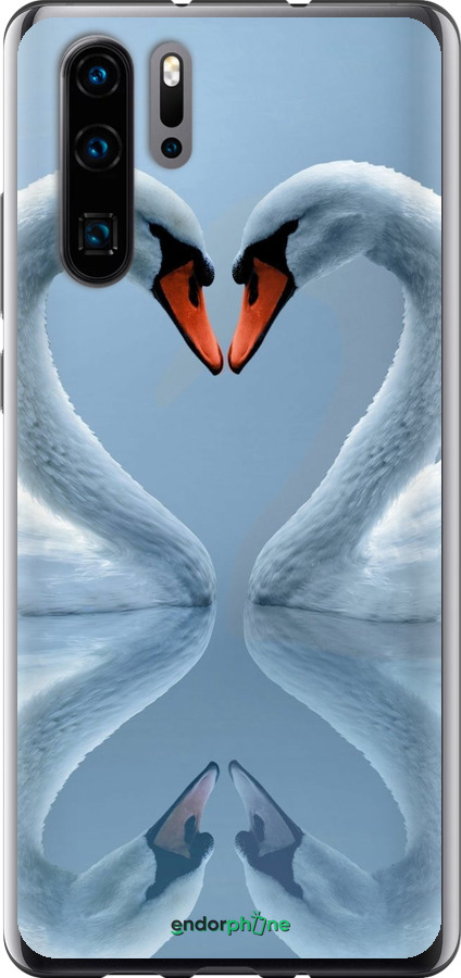 2D пластиковый чехол Лебеди для Huawei P30 Pro - 6007t-1621 изображение 