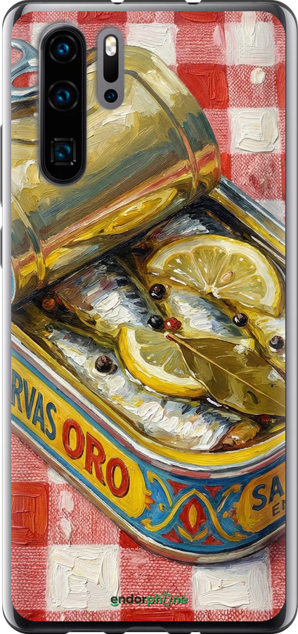 2D пластиковый чехол Vintage Sardine Tin Phone для Huawei P30 Pro - 6772t-1621 изображение 