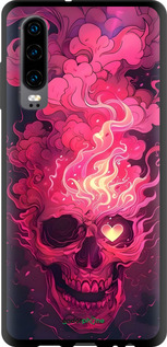 TPU чехол Череп арт для Huawei P30 - 6385b-1622 изображение 
