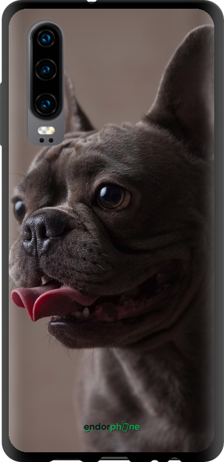 TPU чехол Милый бульдог для Huawei P30 - 5546b-1622 изображение 