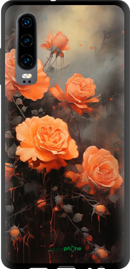 TPU чехол Оранжеві троянди для Huawei P30 - 5944b-1622 изображение 