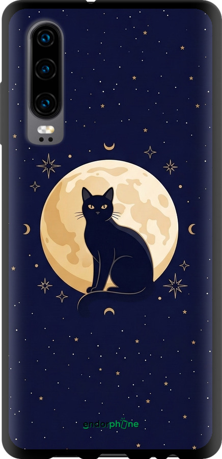 TPU чехол Cute Cat Celestial/Witchy для Huawei P30 - 6787b-1622 изображение 