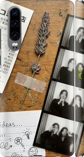 3D пластиковый матовый чехол 'Aesthetic Scrapbook Collage' для Huawei P30 изображение 7