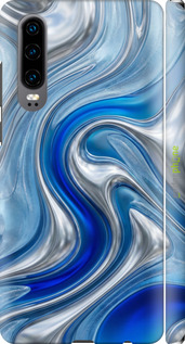 3D пластиковий матовий чехол Liquid Chrome для Huawei P30 - 6781m-1622 изображение 