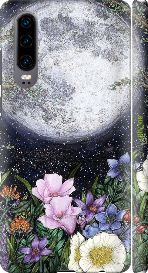 3D пластиковий матовий чехол Північ у саду II для Huawei P30 - 6424m-1622 изображение 