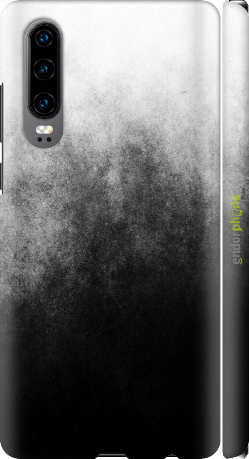 3D пластиковий матовий чехол Абстрактна композиція у сірих тонах для Huawei P30 - 6477m-1622 изображение 