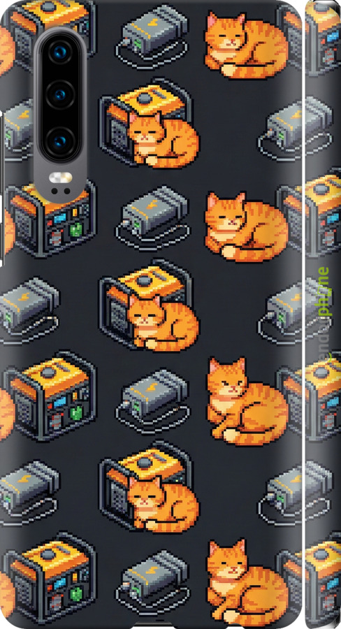 3D пластиковый матовый чехол Autonomous Zone для Huawei P30 - 6771m-1622 изображение 