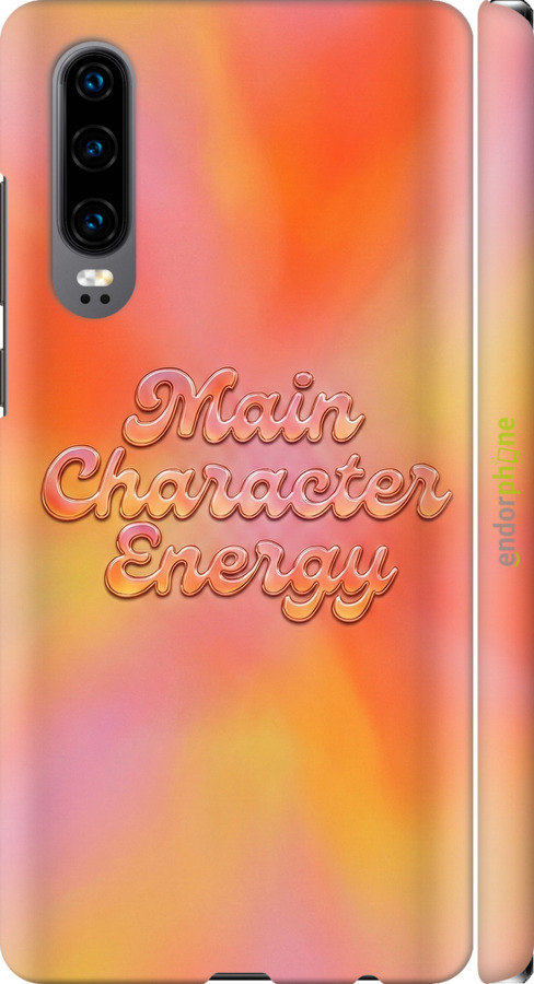 3D пластиковый матовый чехол Aura Gradient Main Character Energy Aesthetic Y2K для Huawei P30 - 6783m-1622 изображение 