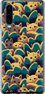 Силіконовий чехол Із зображенням котиків для Huawei P30 - 6429u-1622 изображение 