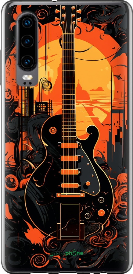 Силиконовый чехол Гитара для Huawei P30 - 5957u-1622 изображение 