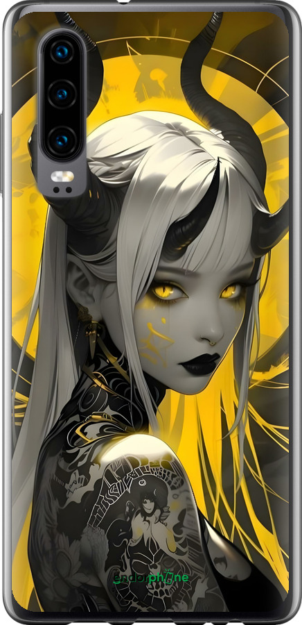 Силиконовый чехол Аниме демон 2 для Huawei P30 - 6309u-1622 изображение 