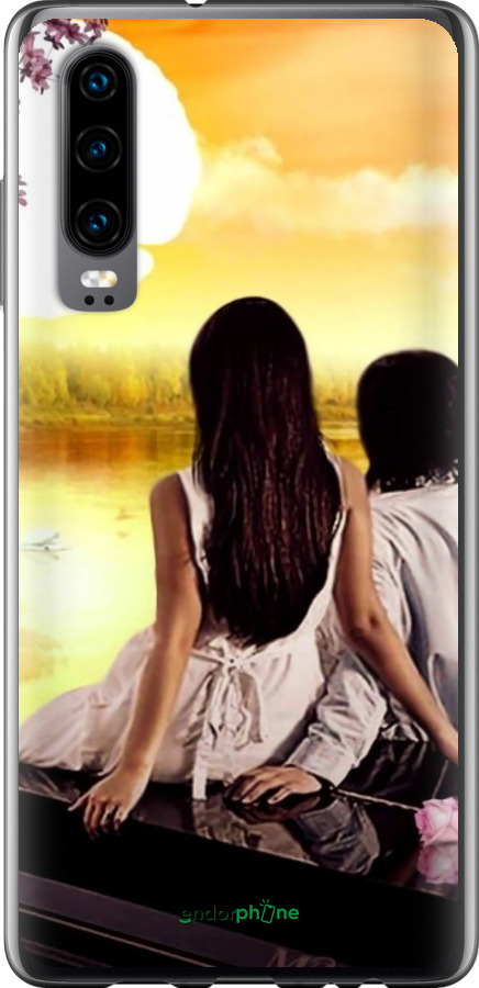 Силиконовый чехол Sunset для Huawei P30 - 6607u-1622 изображение 