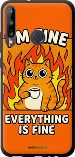 TPU чехол Funny Cat для Huawei P40 Lite E - 6786b-1875 изображение 