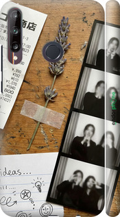 3D пластиковий матовий чехол Aesthetic Scrapbook Collage для Huawei P40 Lite E - 6773m-1875 изображение 