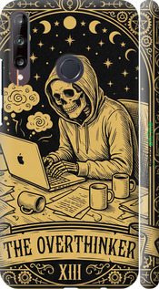 3D пластиковый матовый чехол The Overthinker для Huawei P40 Lite E - 6774m-1875 изображение 