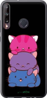 2D пластиковый чехол Милые кошки для Huawei P40 Lite E - 6518t-1875 изображение 