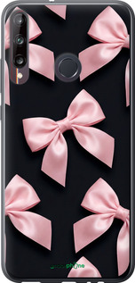2D пластиковый чехол Coquette Ribbons Dark Coquette для Huawei P40 Lite E - 6767t-1875 изображение 