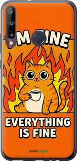 2D пластиковый чехол 'Funny Cat' для Huawei P40 Lite E изображение 9