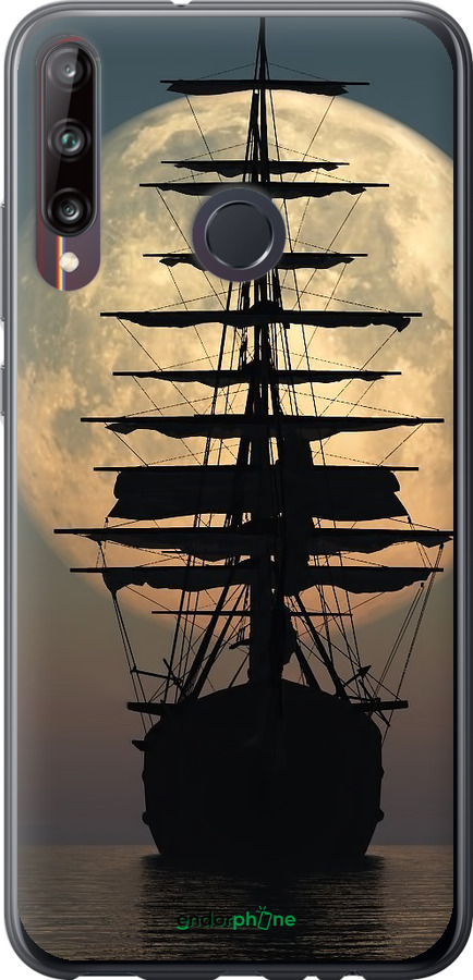 Силиконовый чехол Корабль для Huawei P40 Lite E - 5998u-1875 изображение 