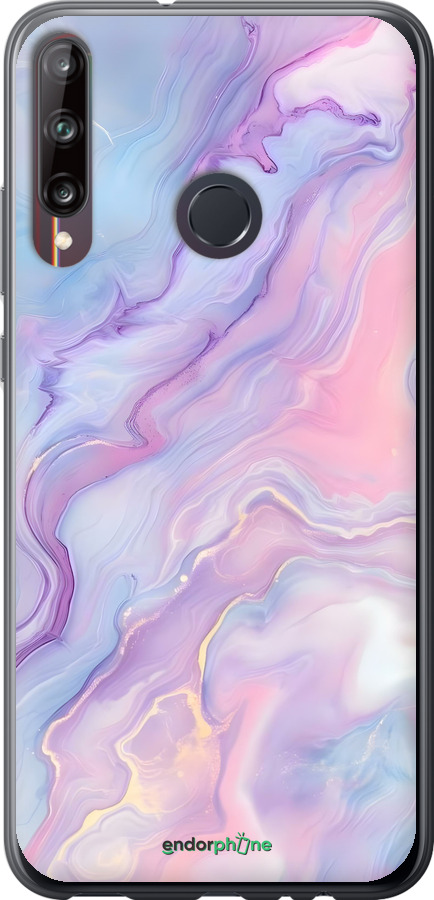 Силиконовый чехол Нежный мрамор для Huawei P40 Lite E - 6310u-1875 изображение 
