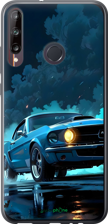 Силиконовый чехол Форд мустанг для Huawei P40 Lite E - 6374u-1875 изображение 