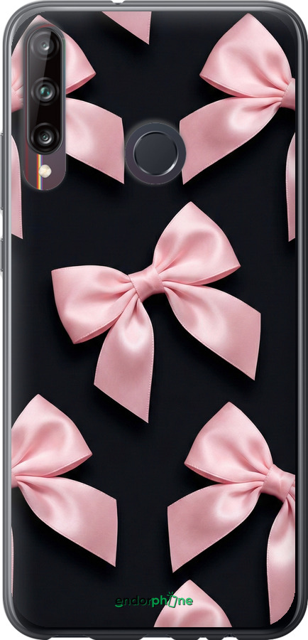 2D пластиковый чехол Coquette Ribbons Dark Coquette для Huawei P40 Lite E - 6767t-1875 изображение 