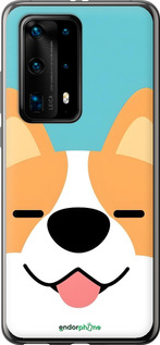 Силіконовий чехол Корги для Huawei P40 Pro Plus - 6280u-1917 изображение 