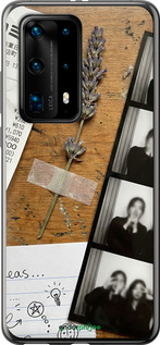 Силиконовый чехол Aesthetic Scrapbook Collage для Huawei P40 Pro Plus - 6773u-1917 изображение 