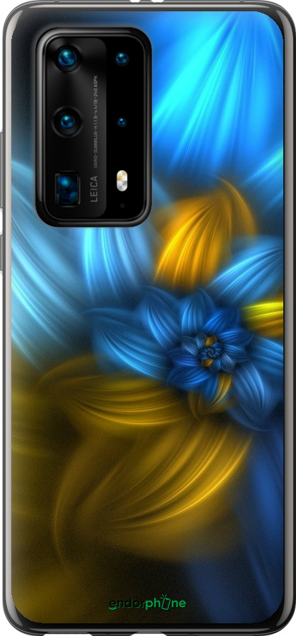 

Силіконовий чохол "Візерунок 46" для Huawei P40 Pro Plus, Синій