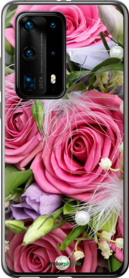 

Силіконовий чохол "Ніжність" для Huawei P40 Pro Plus, Рожевий