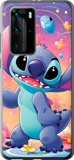 Силіконовий чехол Стич 2 для Huawei P40 Pro - 6371u-1839 изображение 