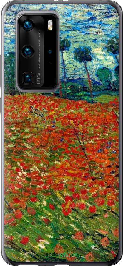 2D пластиковый чехол Винсент Ван Гог-Маковое поле для Huawei P40 Pro - 6466t-1839 изображение 