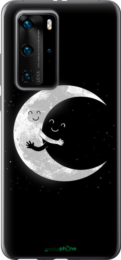 2D пластиковий чехол Місячні обійми для Huawei P40 Pro - 6508t-1839 изображение 