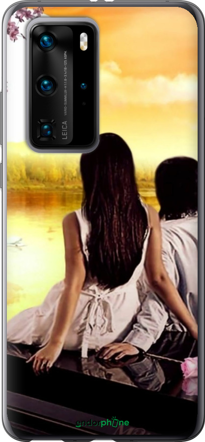 2D пластиковый чехол Sunset для Huawei P40 Pro - 6607t-1839 изображение 