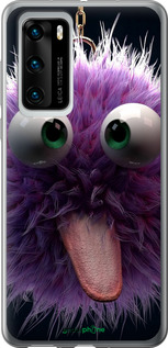 Силіконовий чехол Пухнастик для Huawei P40 - 6017u-1840 изображение 