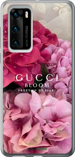 Силиконовый чехол Гучи для Huawei P40 - 6341u-1840 изображение 