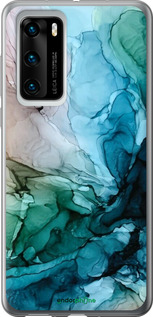Силиконовый чехол С красочной абстрактной картиной Соленые берега для Huawei P40 - 6405u-1840 изображение 