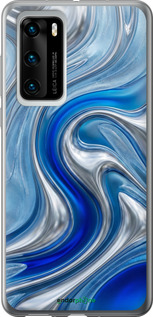 Силіконовий чехол Liquid Chrome для Huawei P40 - 6781u-1840 изображение 