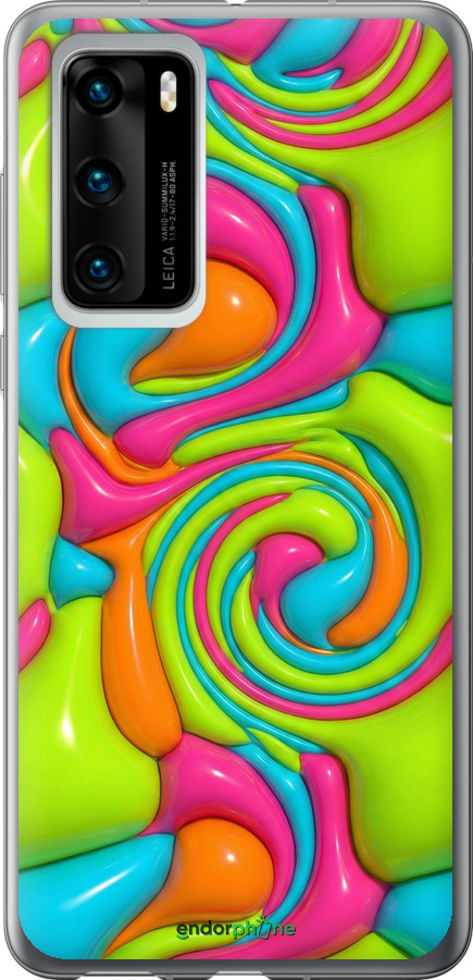Силіконовий чехол Y2K Jelly Dream для Huawei P40 - 6780u-1840 изображение 