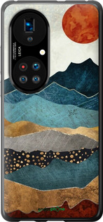 Силиконовый чехол Янтарный закат для Huawei P50 - 6475u-2292 изображение 