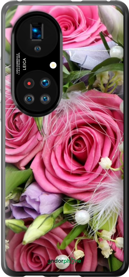 

Силіконовий чохол "Ніжність" для Huawei P50, Рожевий