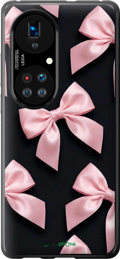 Силиконовый чехол Coquette Ribbons Dark Coquette для Huawei P50 - 6767u-2292 изображение 