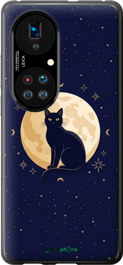 Силіконовий чехол Cute Cat Celestial/Witchy для Huawei P50 - 6787u-2292 изображение 