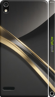3D пластиковый глянцевый чехол Динамика для Huawei Ascend P6 - 5836c-39 изображение 