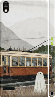 3D пластиковий глянцевий чехол Привид 2 для Huawei Ascend P6 - 6247c-39 изображение 