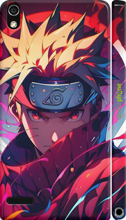 3D пластиковий глянцевий чехол Наруто для Huawei Ascend P6 - 6274c-39 изображение 