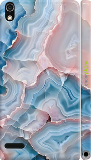 3D пластиковий глянцевий чехол Мрамор для Huawei Ascend P6 - 6306c-39 изображение 
