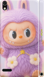 3D пластиковий глянцевий чехол Лабубу для Huawei Ascend P6 - 6708c-39 изображение 